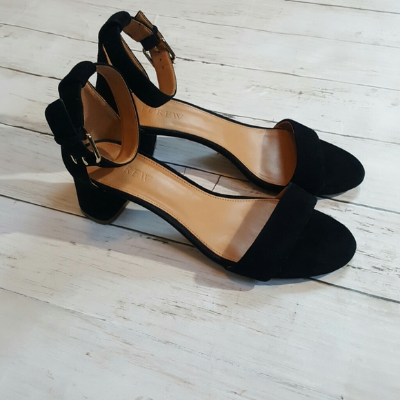 J. Crew Factory Shoes - J.crew factory 6.5 suede block heel sandal